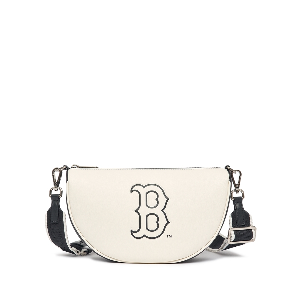 Túi MLB Basic PU Round Mini Crossbody Boston Red Sox Ivory