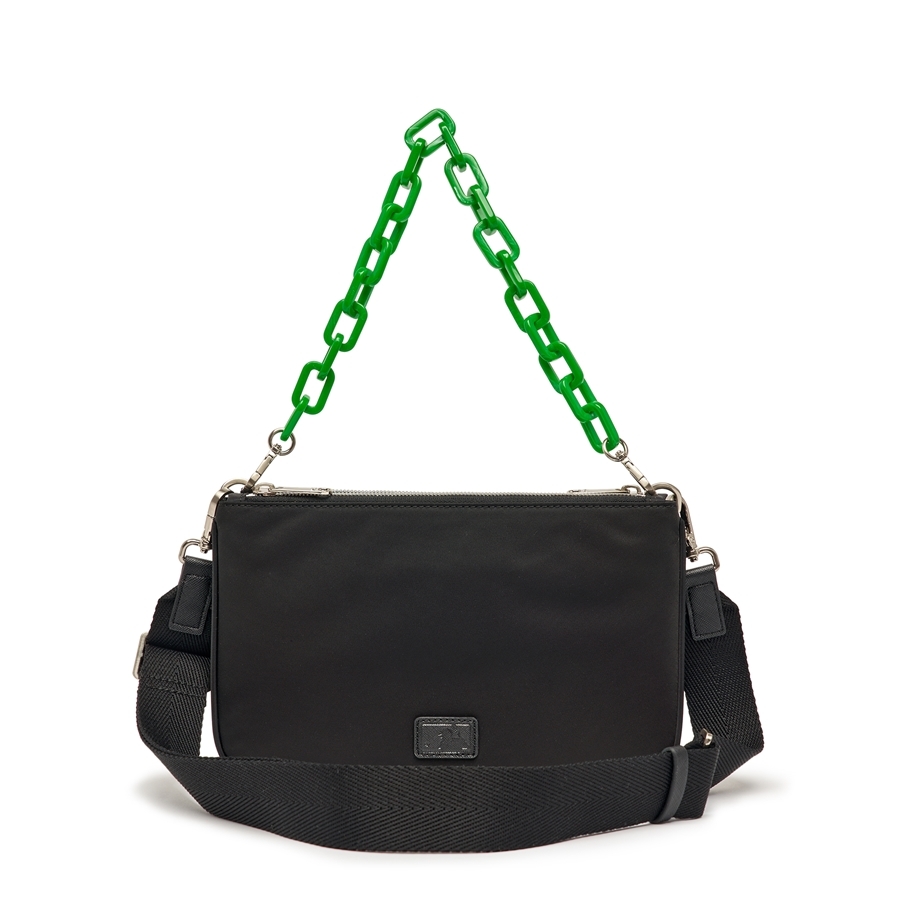 Túi MLB ChainStrap Nylon Crossbody New York Yankees Black