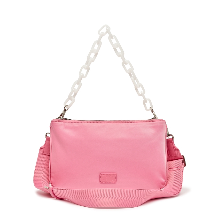 Túi MLB Chainstrap Nylon Crossbody Philadelphia Phillies Pink