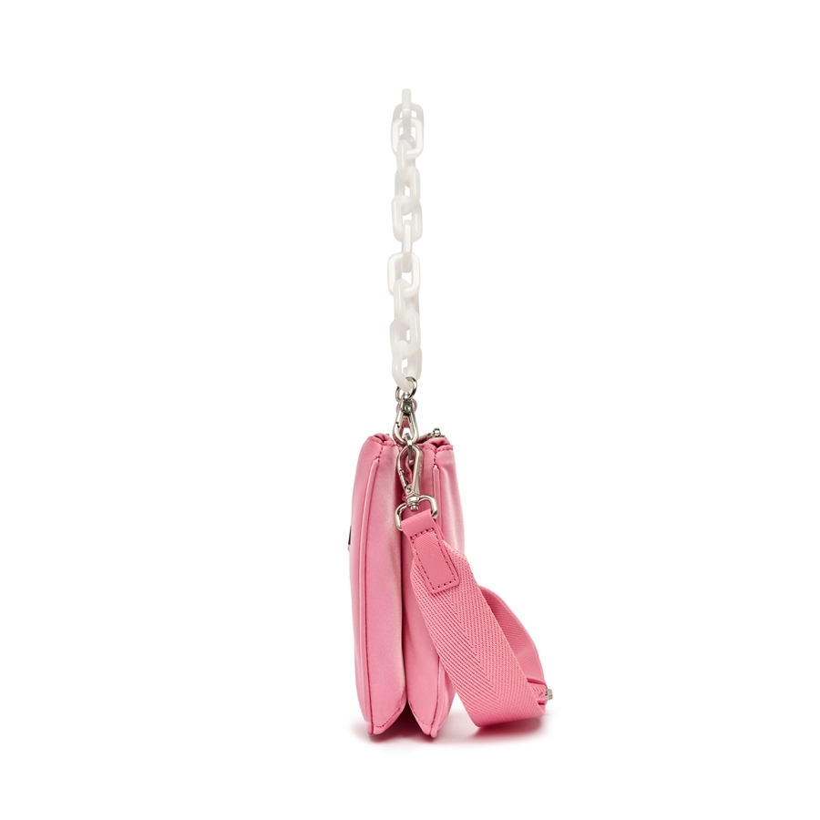 Túi MLB Chainstrap Nylon Crossbody Philadelphia Phillies Pink