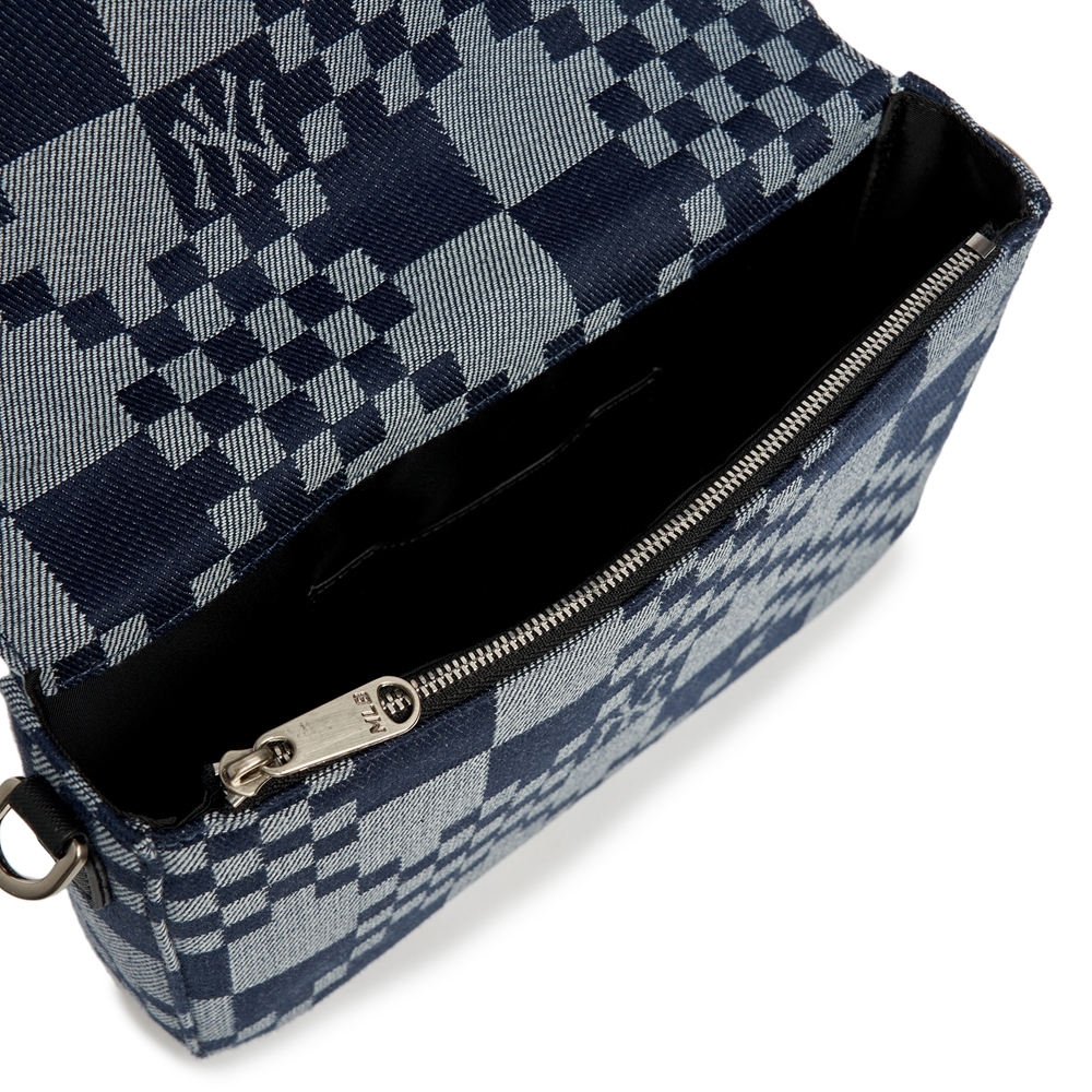 Túi MLB Checkerboard Jacquard Crossbody New York Yankees D.Navy