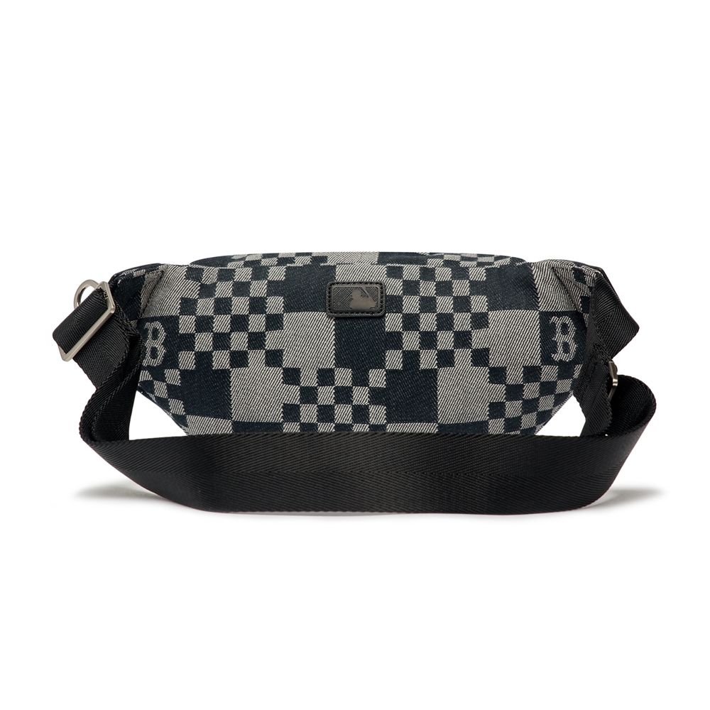 Túi MLB Checkerboard Jacquard Hip Sack Boston Red Sox Black
