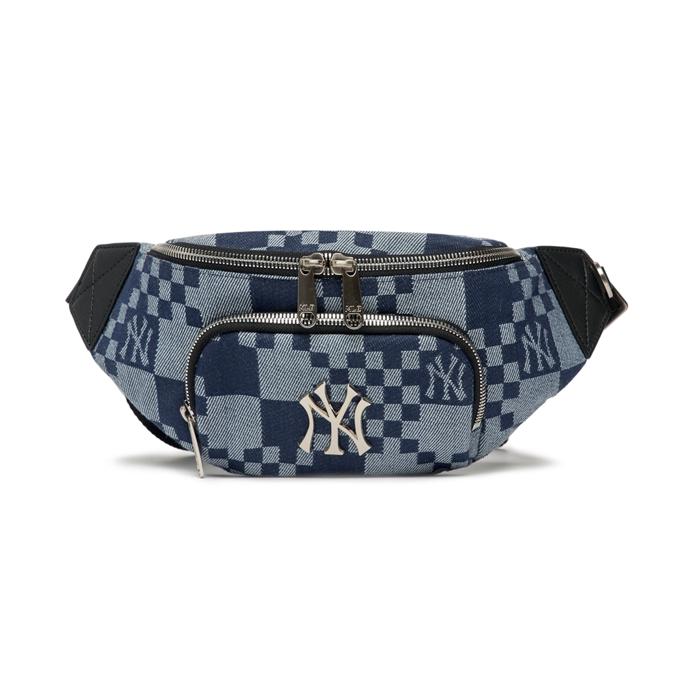 Túi MLB Checkerboard Jacquard Hip Sack New York Yankees D.Navy