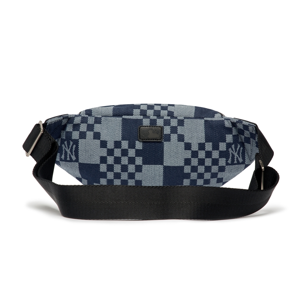 Túi MLB Checkerboard Jacquard Hip Sack New York Yankees D.Navy