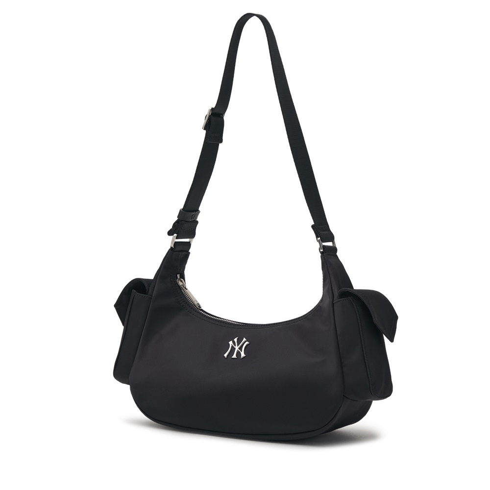 Túi MLB Korea Nylon Cargo Bag New York Yankees Black