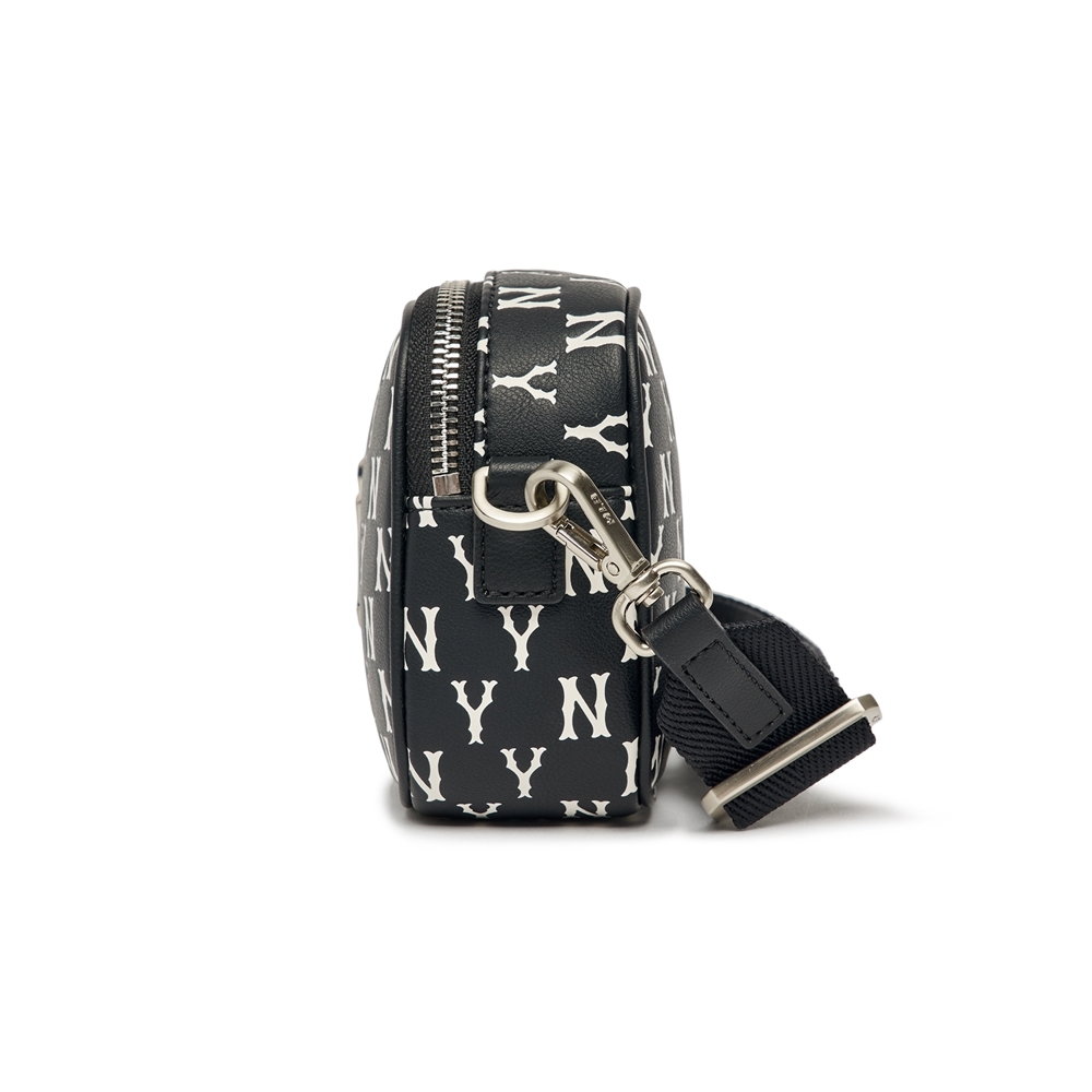 Túi MLB Classic Monogram PU Emboss Mini Crossbody New York Yankees Black