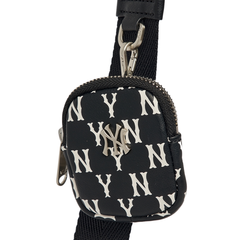 Túi MLB Classic Monogram PU Emboss Mini Crossbody New York Yankees Black