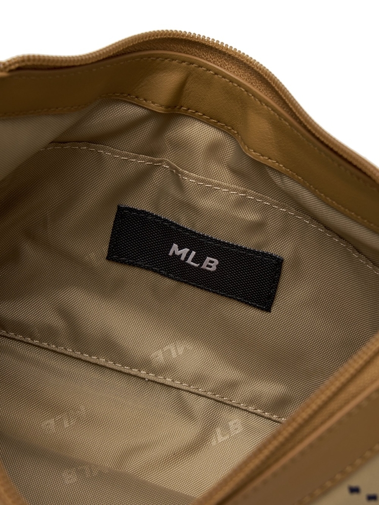 Túi MLB [KIDS] Dia Mono JQD Mini Hobo Bag Boston Red Sox Beige