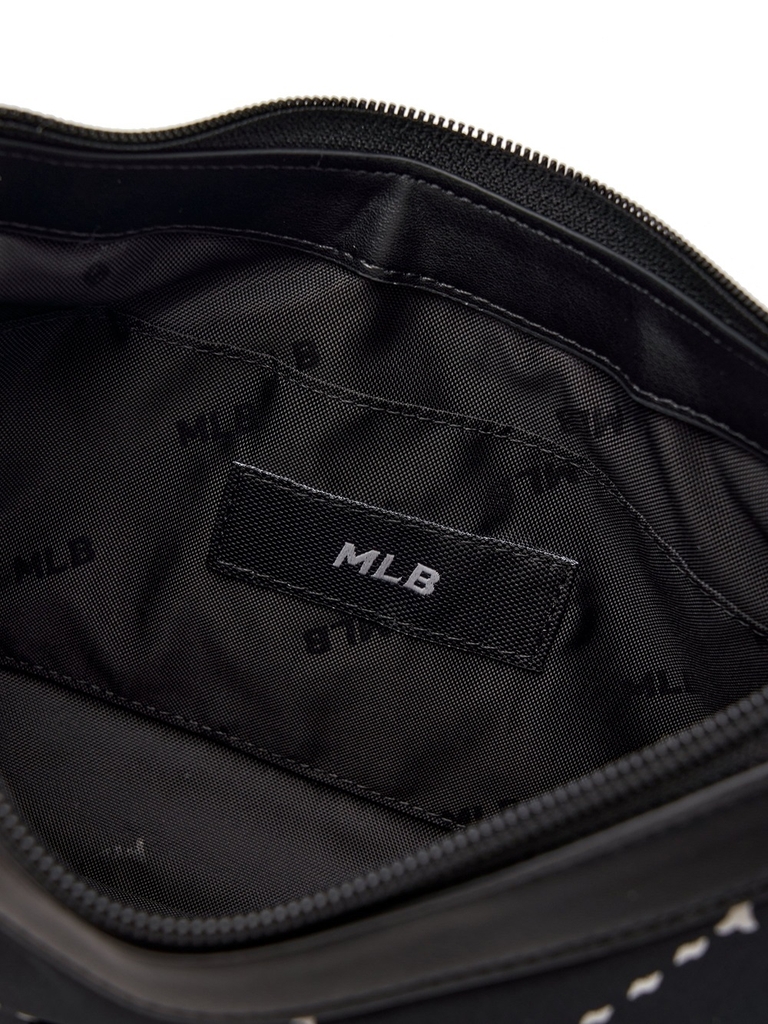 Túi MLB [KIDS] Dia Mono JQD Mini Hobo Bag New York Yankees Black