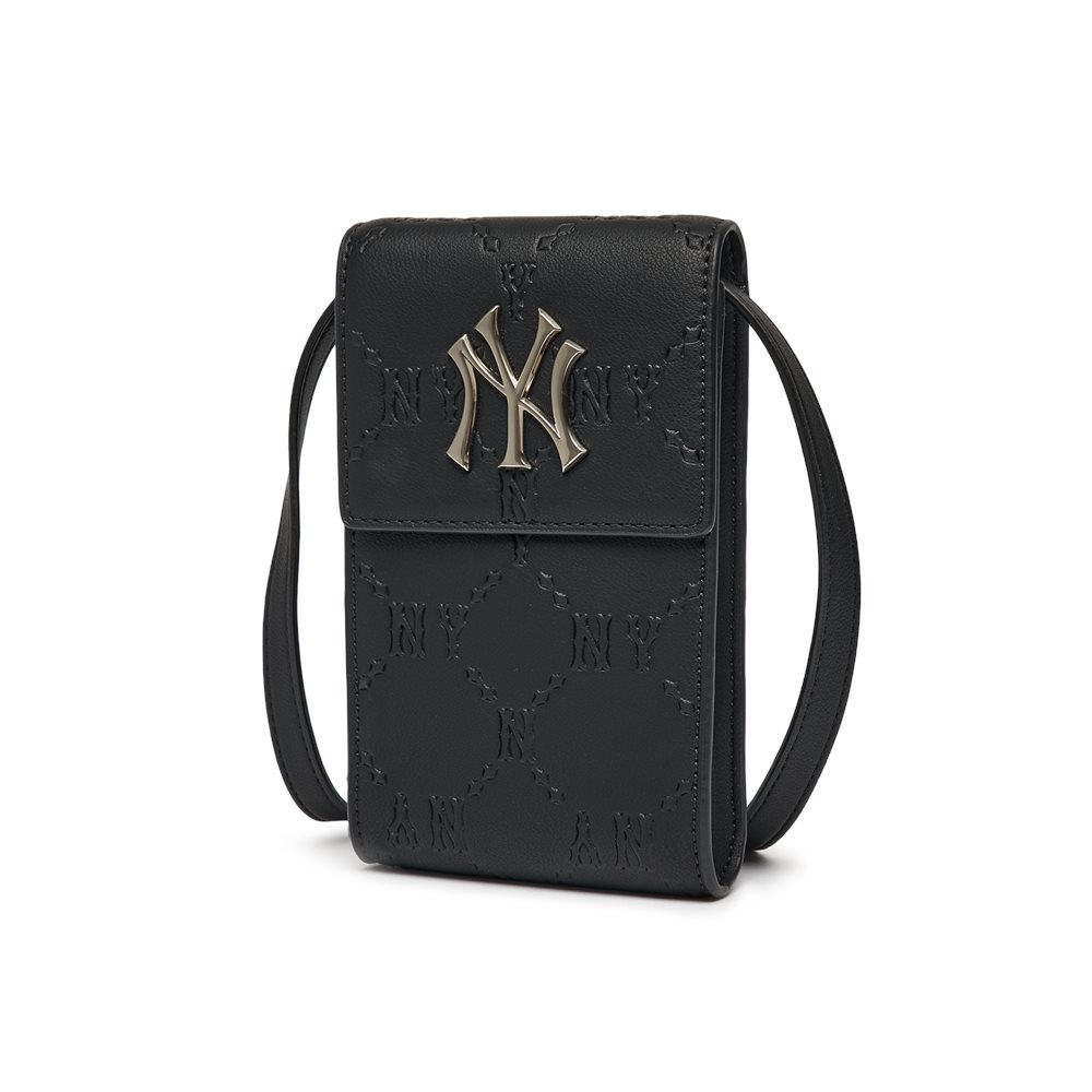 Túi MLB Dia Monogram Embo Phone Pouch New York Yankees Black