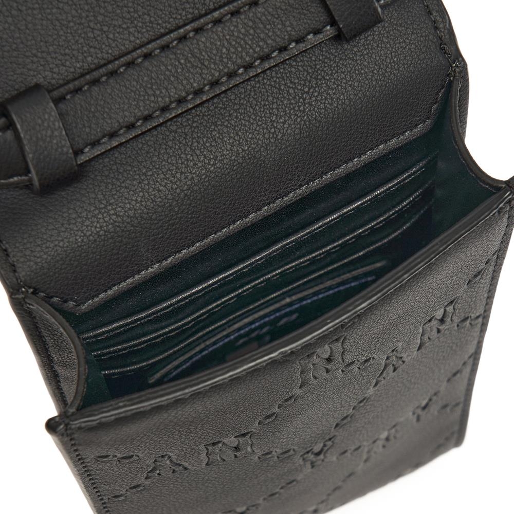 Túi MLB Dia Monogram Embo Phone Pouch New York Yankees Black