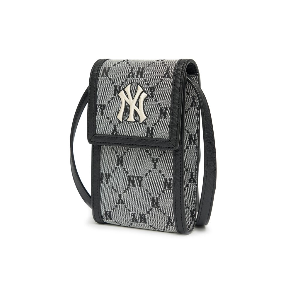 Túi MLB Dia Monogram Phone Pouch New York Yankees Grey