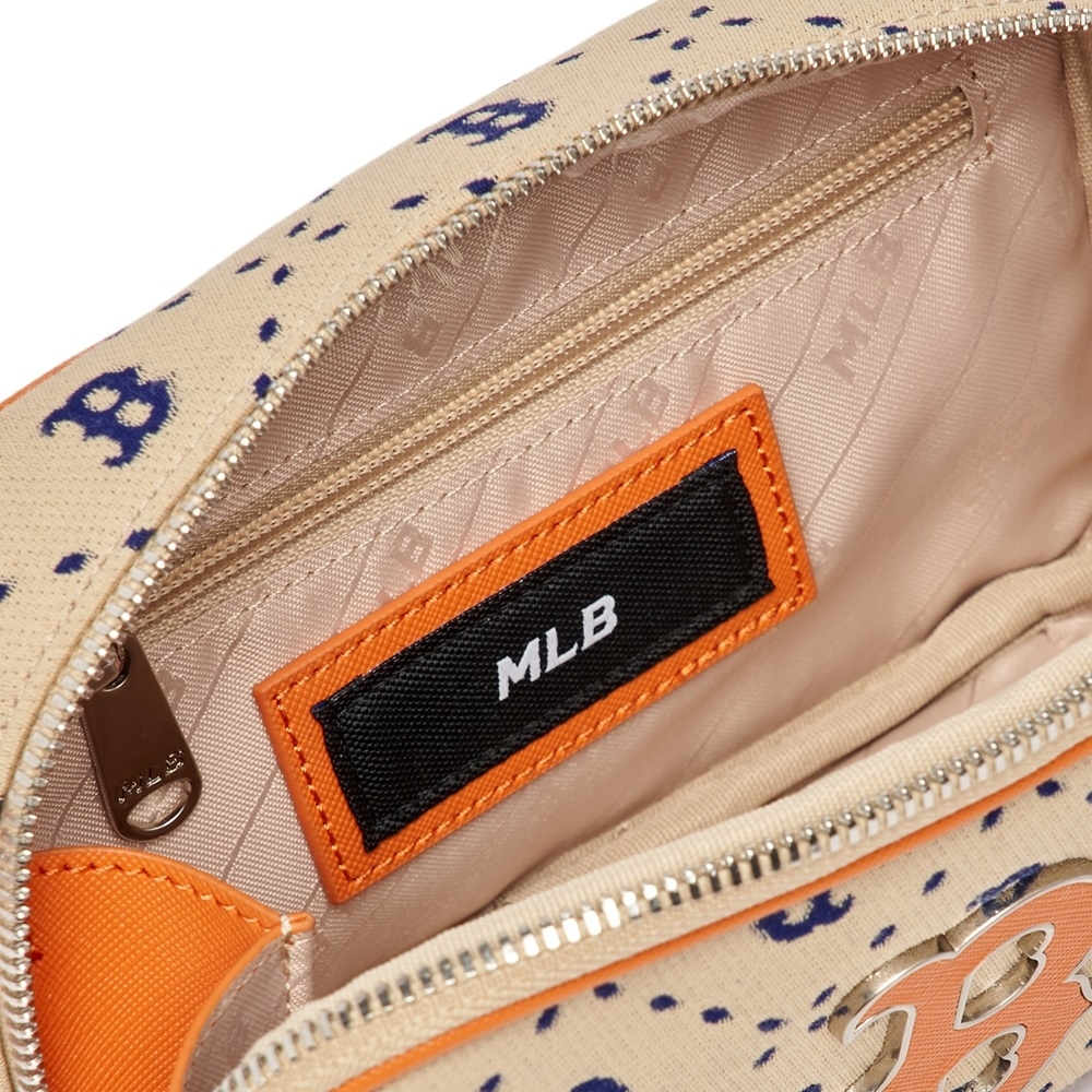 Túi MLB Korea Diamond Monogram Jacquard Mini Crossbody Boston Red Sox L.Sand