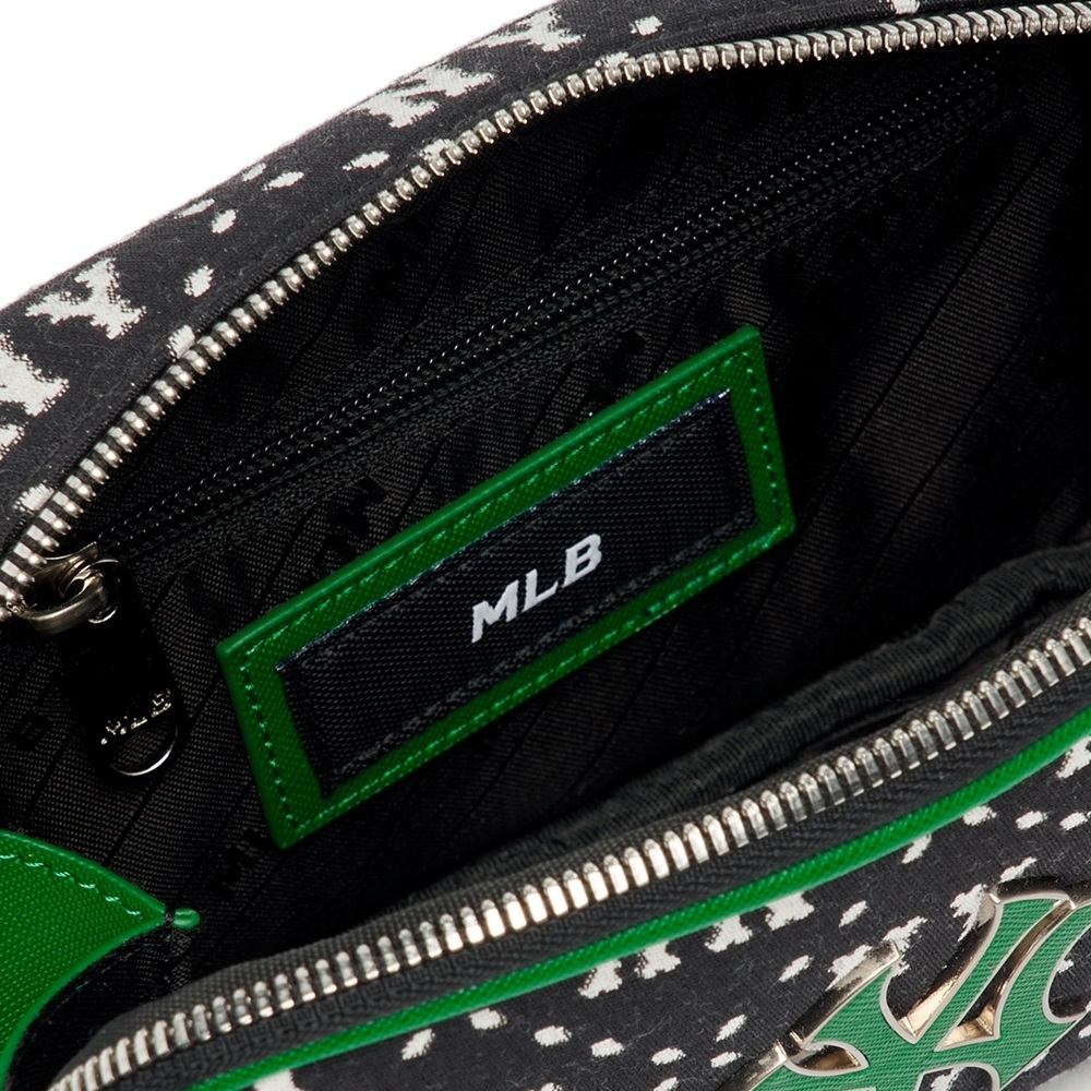 Túi MLB Korea Diamond Monogram Jacquard Mini Crossbody New York Yankees Black