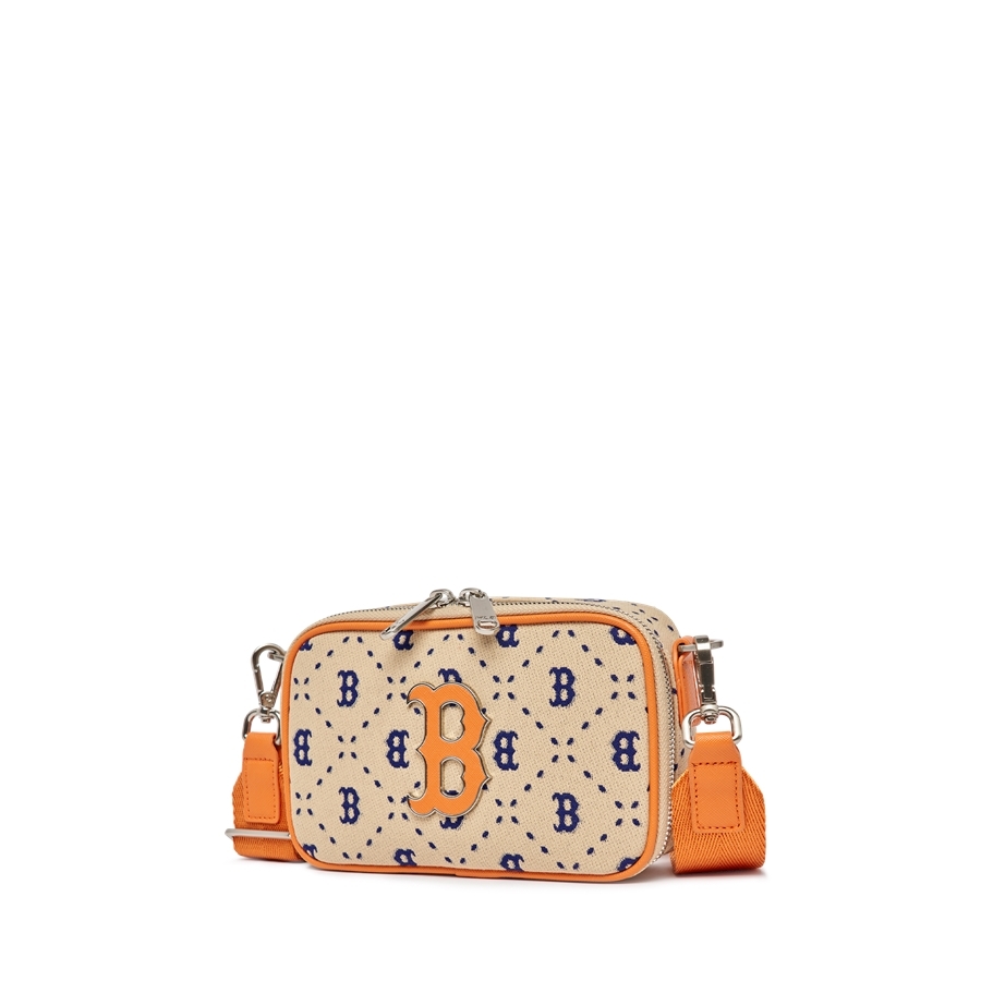Túi MLB Diamond Monogram Jacquard Mini Crossbody Bag Boston Red Sox L.Sand