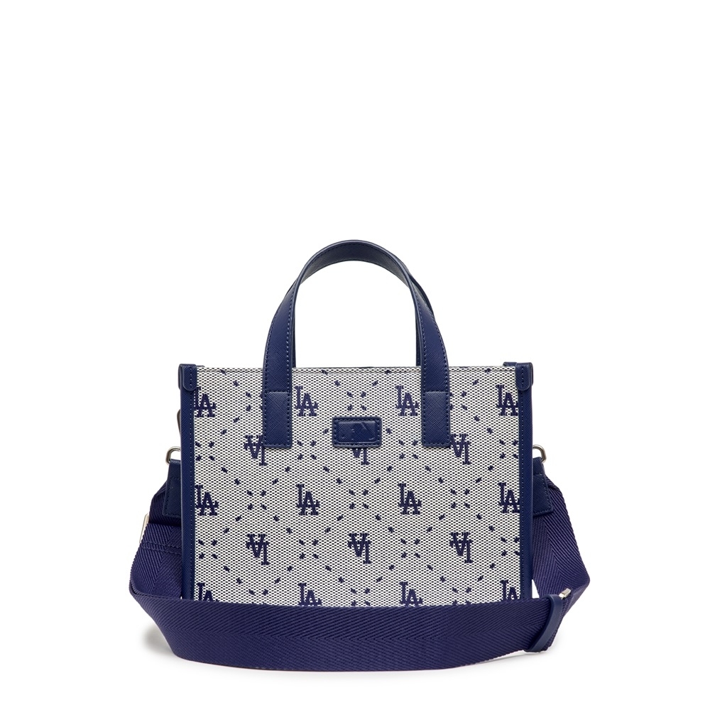 Túi MLB Diamond Monogram Jacquard Small Tote Bag LA Dodgers L.Navy