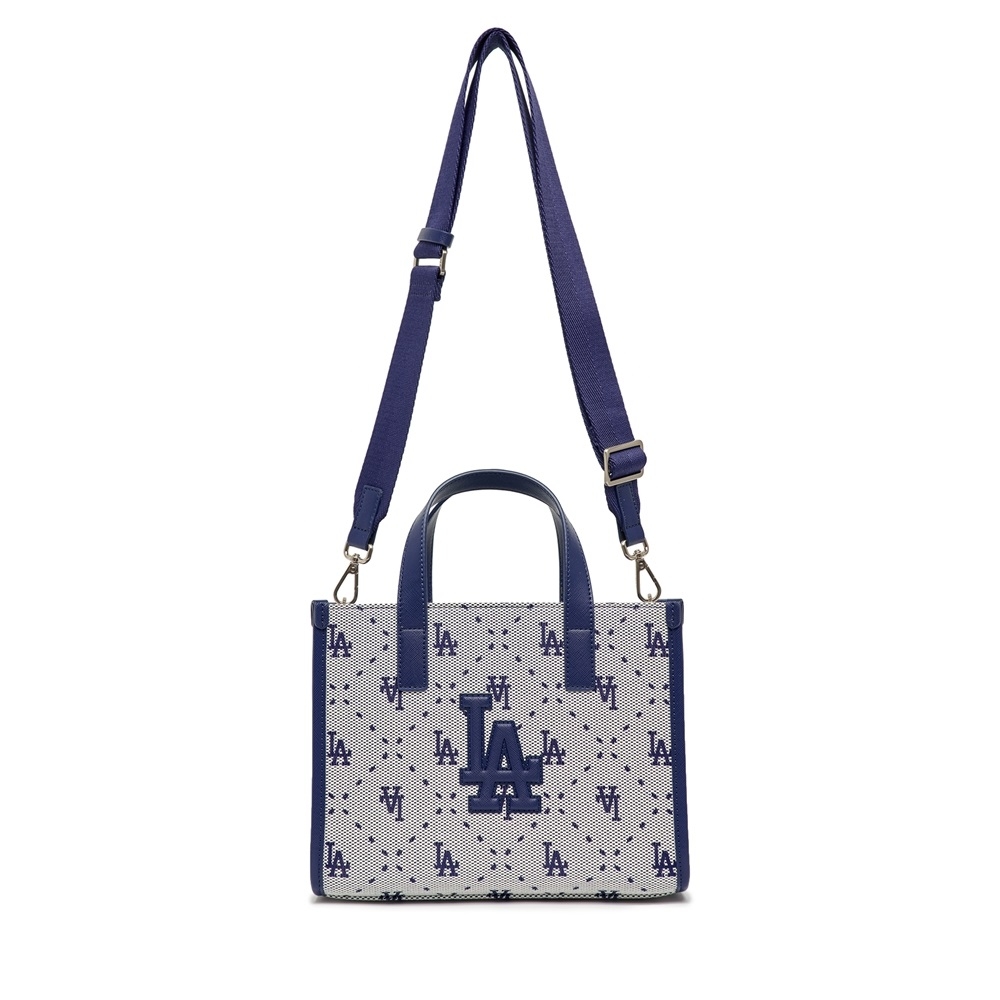 Túi MLB Diamond Monogram Jacquard Small Tote Bag LA Dodgers L.Navy