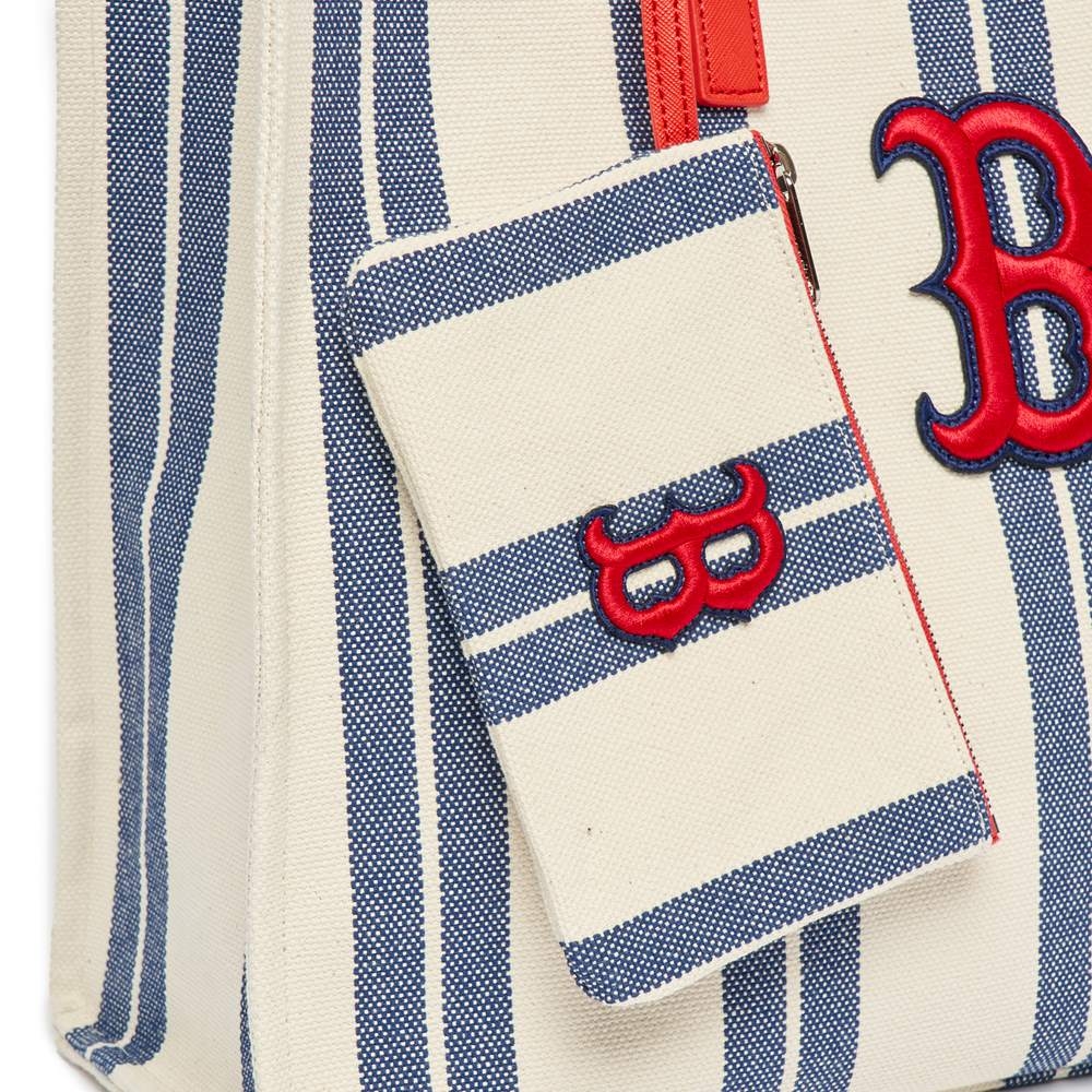 Túi MLB Ethnic Stripe Tote Bag Boston Red Sox L.Navy