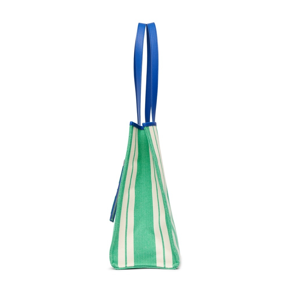 Túi MLB Ethnic Stripe Tote Bag LA Dodgers Mint