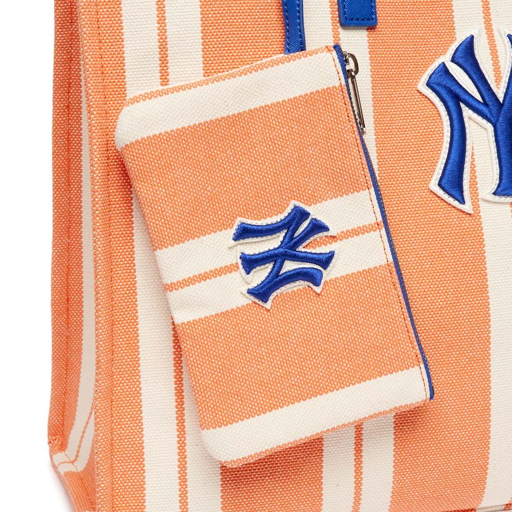 Túi MLB Ethnic Stripe Tote Bag New York Yankees L.Orange