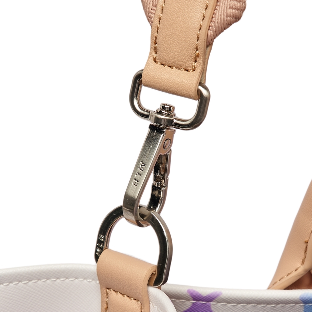 Túi MLB Gardient Monogram Coated Canvas Large Tote New York Yankees Violet