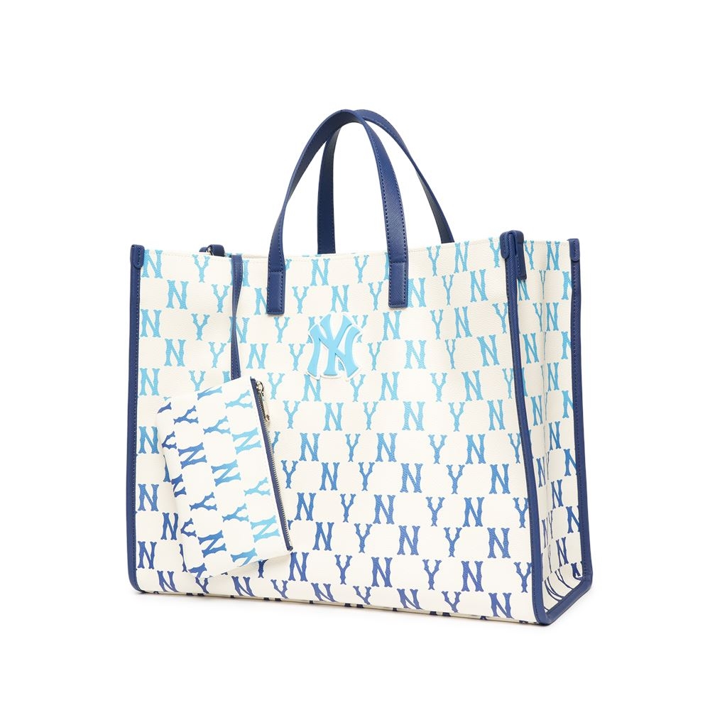 Túi MLB Gradient Monogram Tote Bag New York Yankees Blue