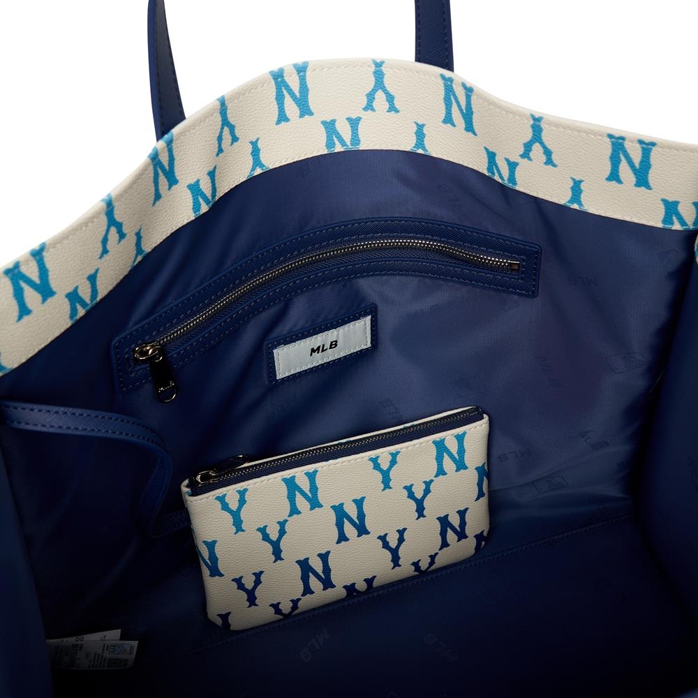 Túi MLB Gradient Monogram Tote Bag New York Yankees Blue