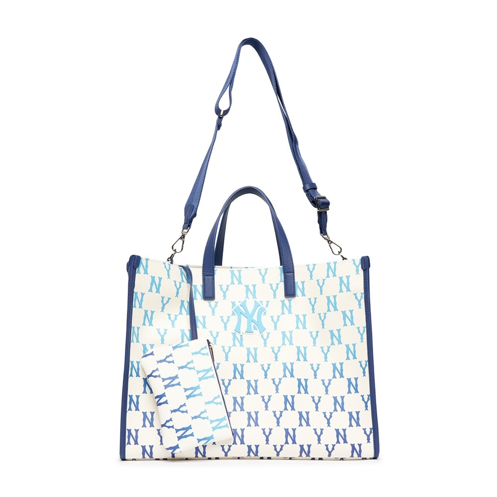Túi MLB Gradient Monogram Tote Bag New York Yankees Blue