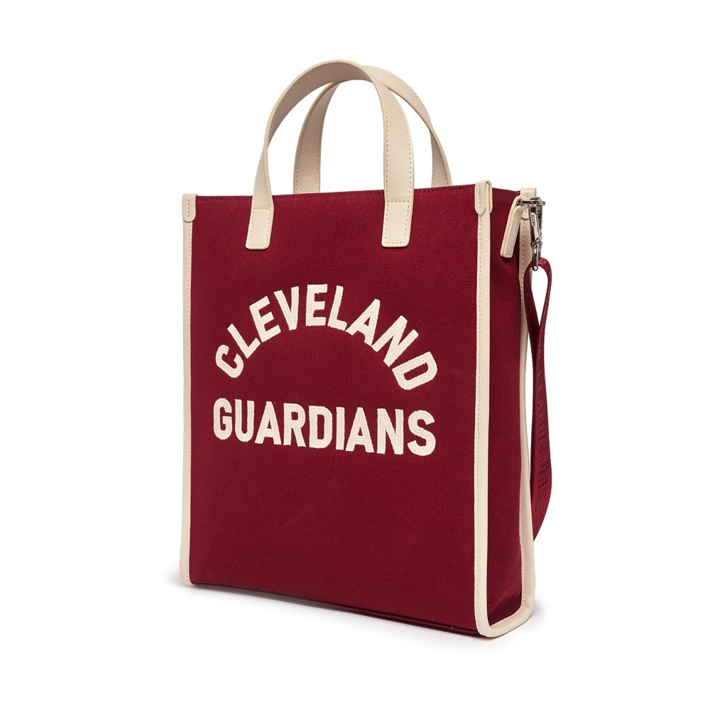 Túi MLB [KIDS] Basic Varsity Tote Bag Cleveland Guardians D.Wine