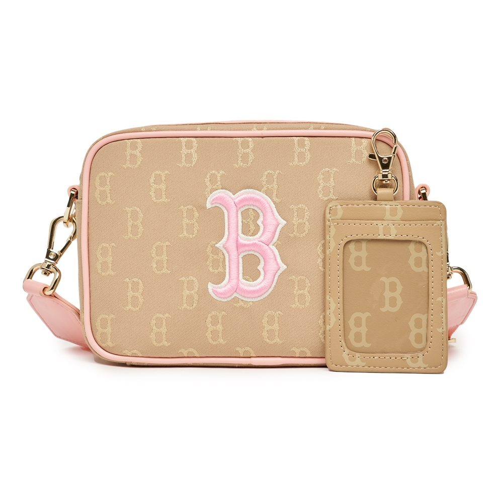 Túi MLB [KIDS] Classic Monogram Jacquard Camera Bag Boston Red Sox Gold