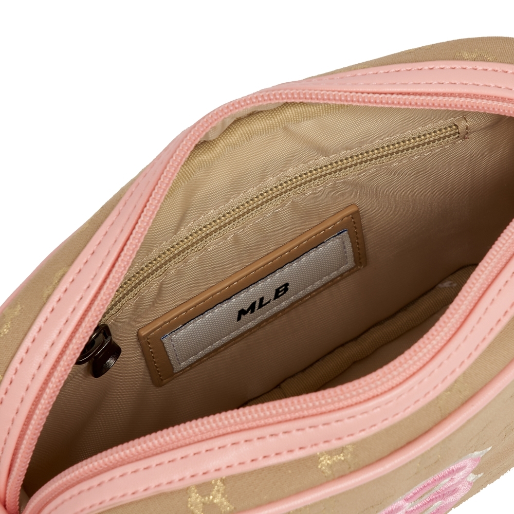 Túi MLB [KIDS] Classic Monogram Jacquard Camera Bag Boston Red Sox Gold