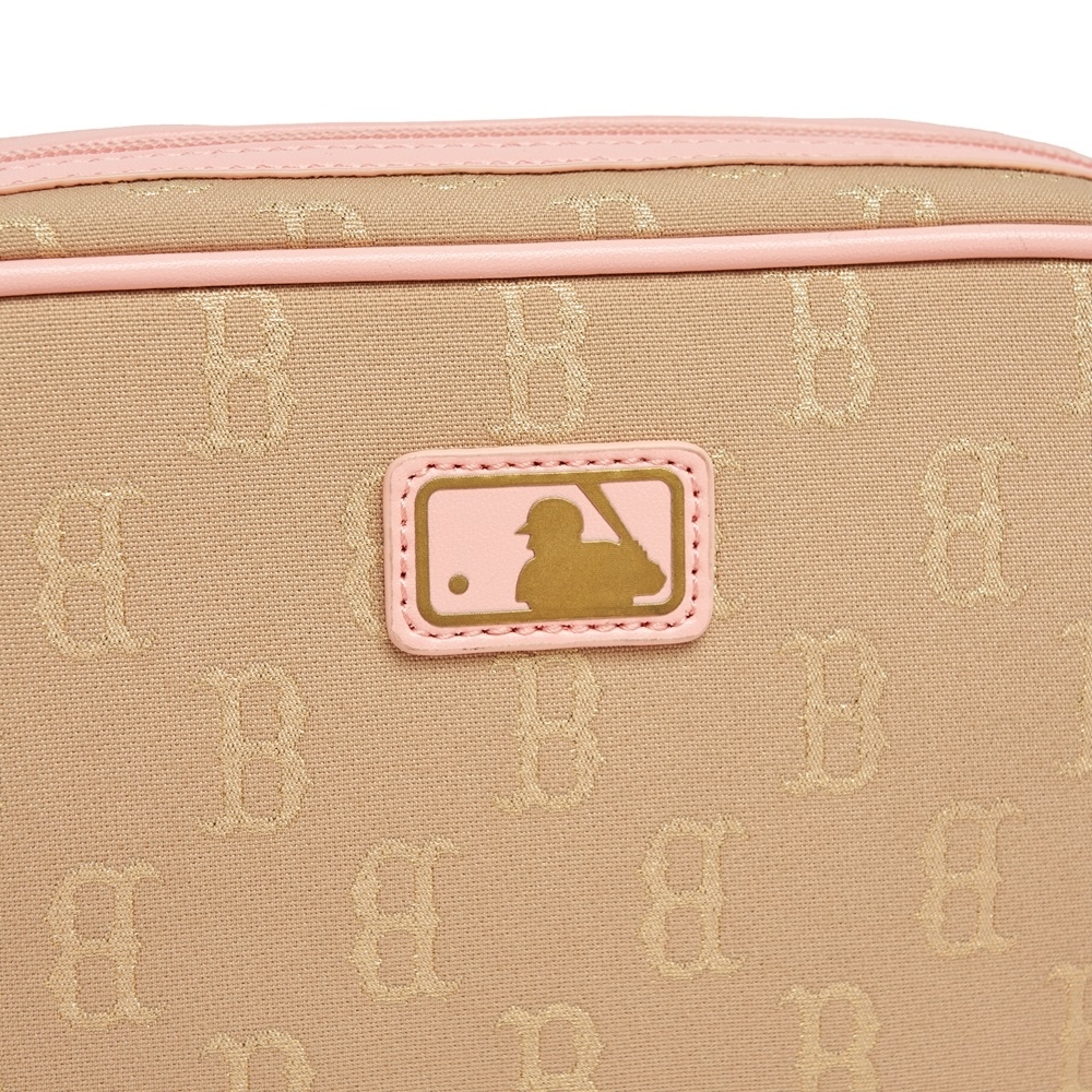 Túi MLB [KIDS] Classic Monogram Jacquard Camera Bag Boston Red Sox Gold