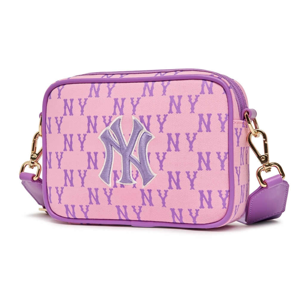 Túi MLB [KIDS] Classic Monogram Jacquard Camera Bag New York Yankees Pink