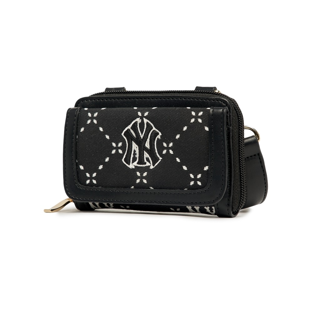 Túi MLB [KIDS] Diamond Monogram Wallet Crossbody New York Yankees Black