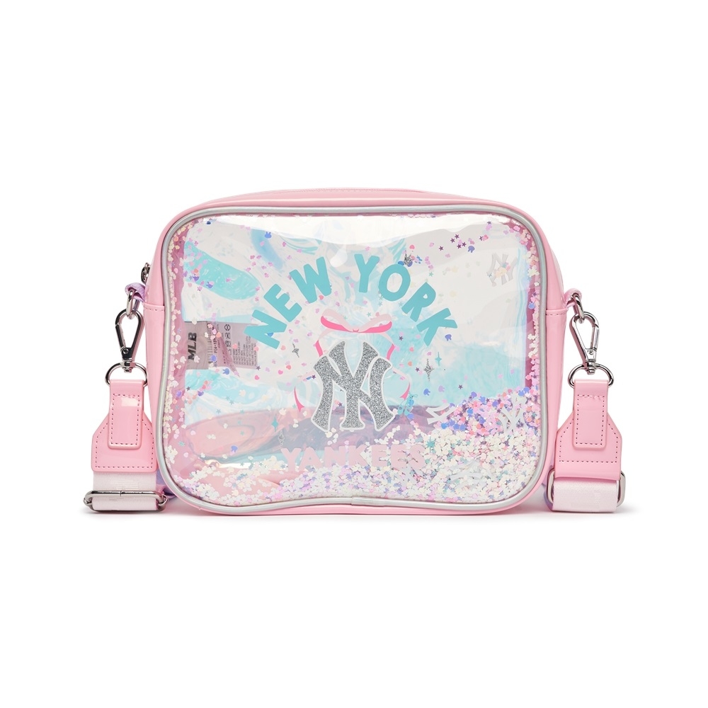 Túi MLB [KIDS] Like Aurora Sequin Ballet Crossbody New York Yankees Pink