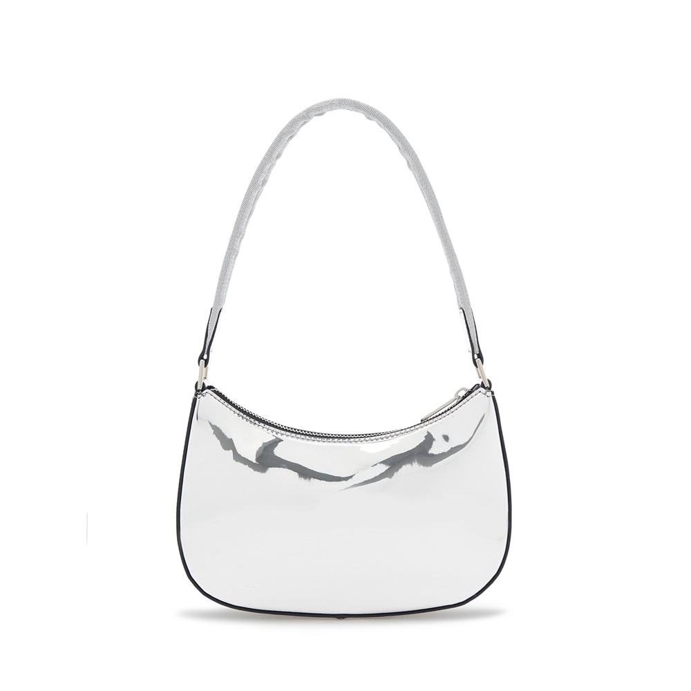 Túi MLB Korea Silver Hobo Bag New York Yankees