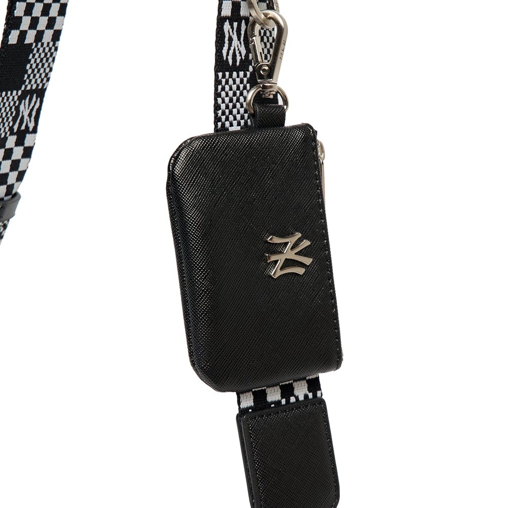 Túi MLB Mini Checkerboard Crossbody New York Yankees Black