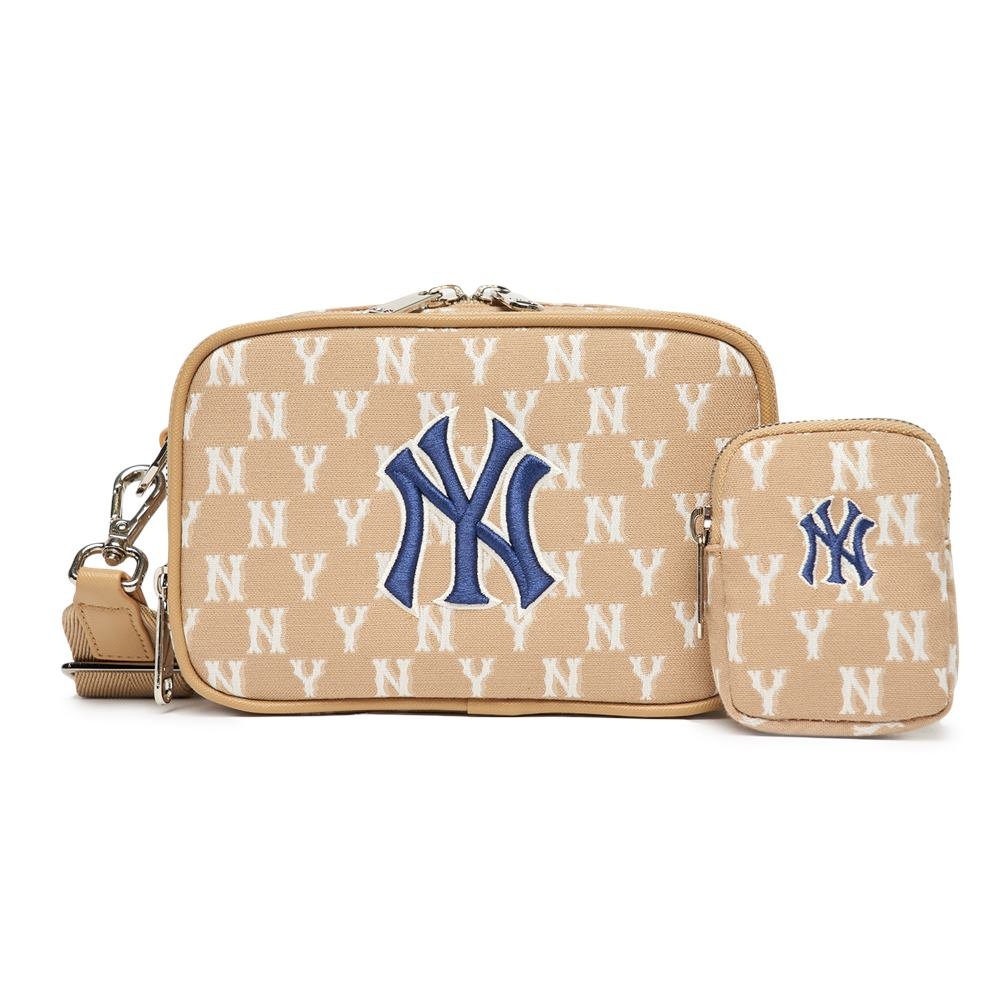 Túi MLB Mini Monogram Crossbody New York Yankees D.Beige