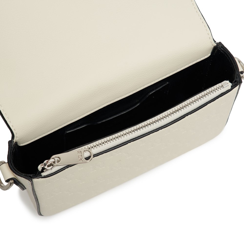 Túi MLB Mini Monogram Embo Crossbody New York Yankees Cream