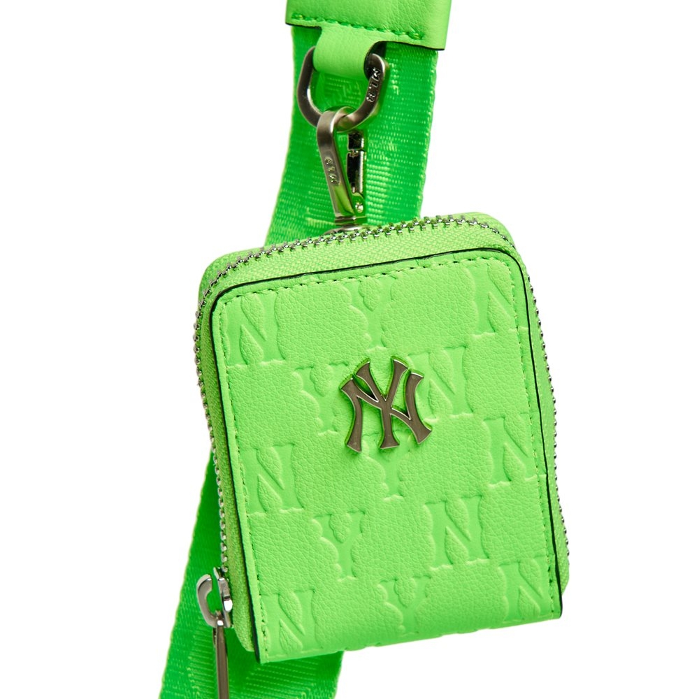 Túi MLB Mini Monogram Embo Crossbody New York Yankees N.Green