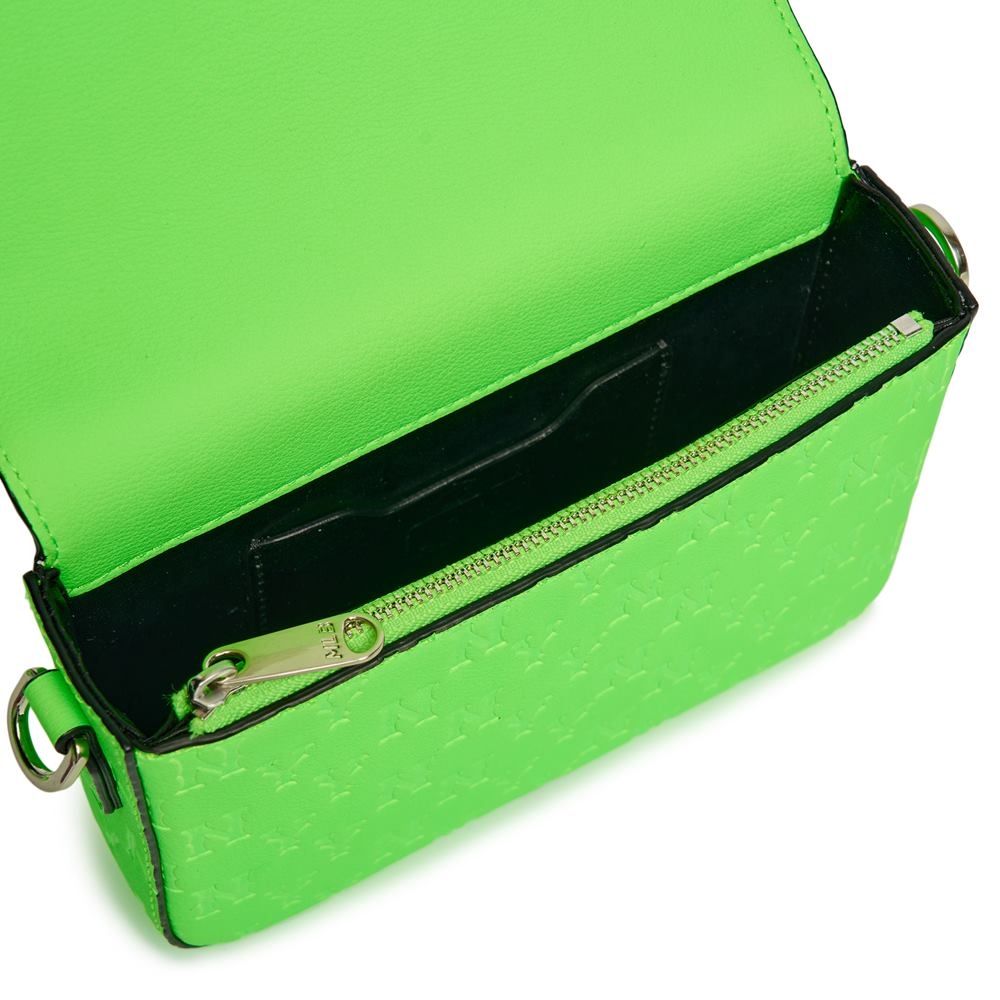 Túi MLB Mini Monogram Embo Crossbody New York Yankees N.Green