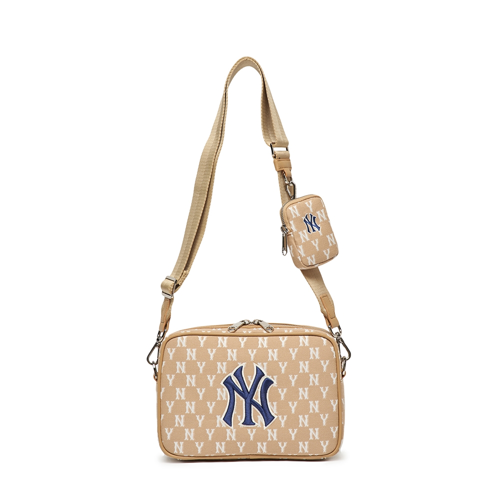 Túi MLB Monogram Crossbody New York Yankees D.Beige