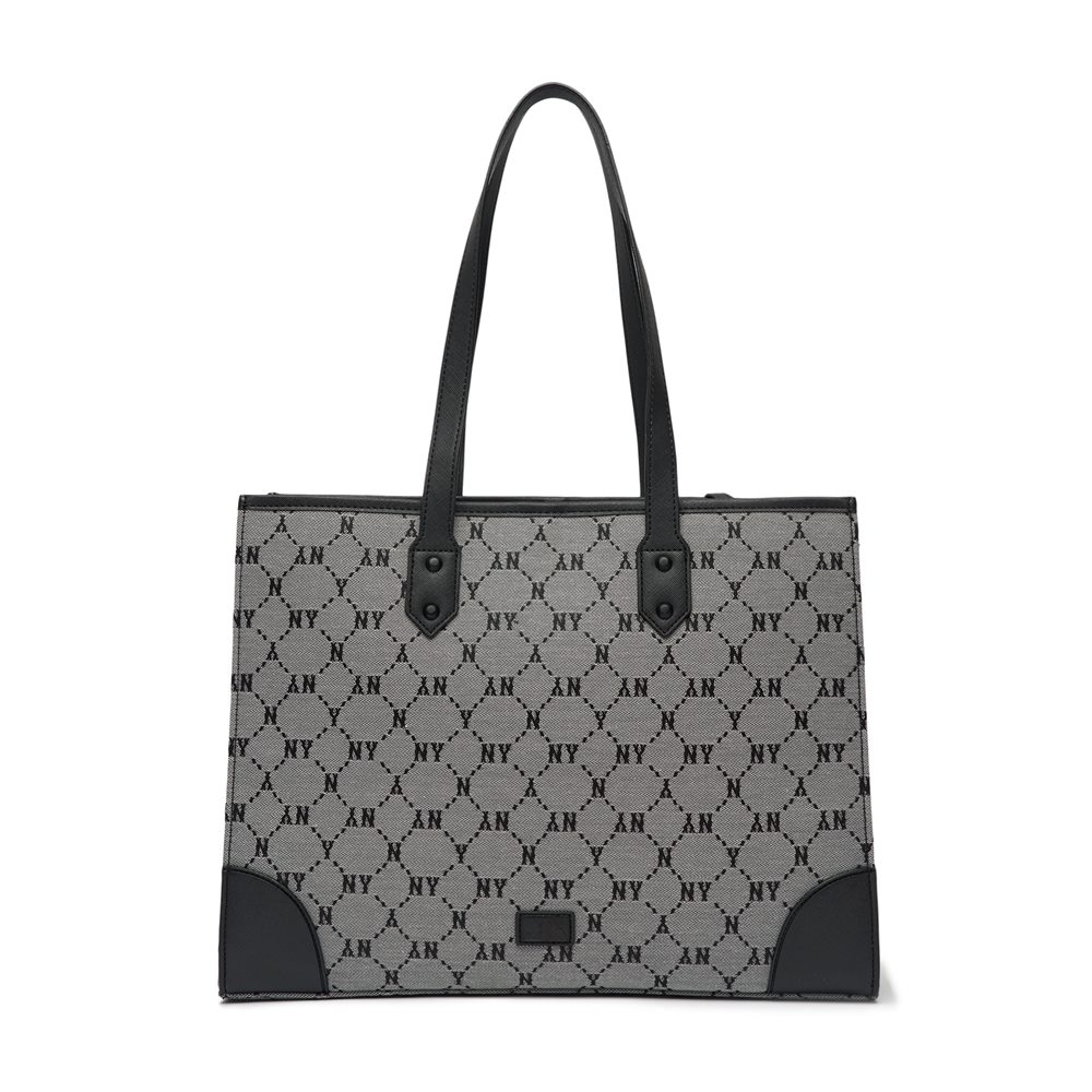 Túi MLB Mono Diamond Jacquard Tote Bag New York Yankees Grey