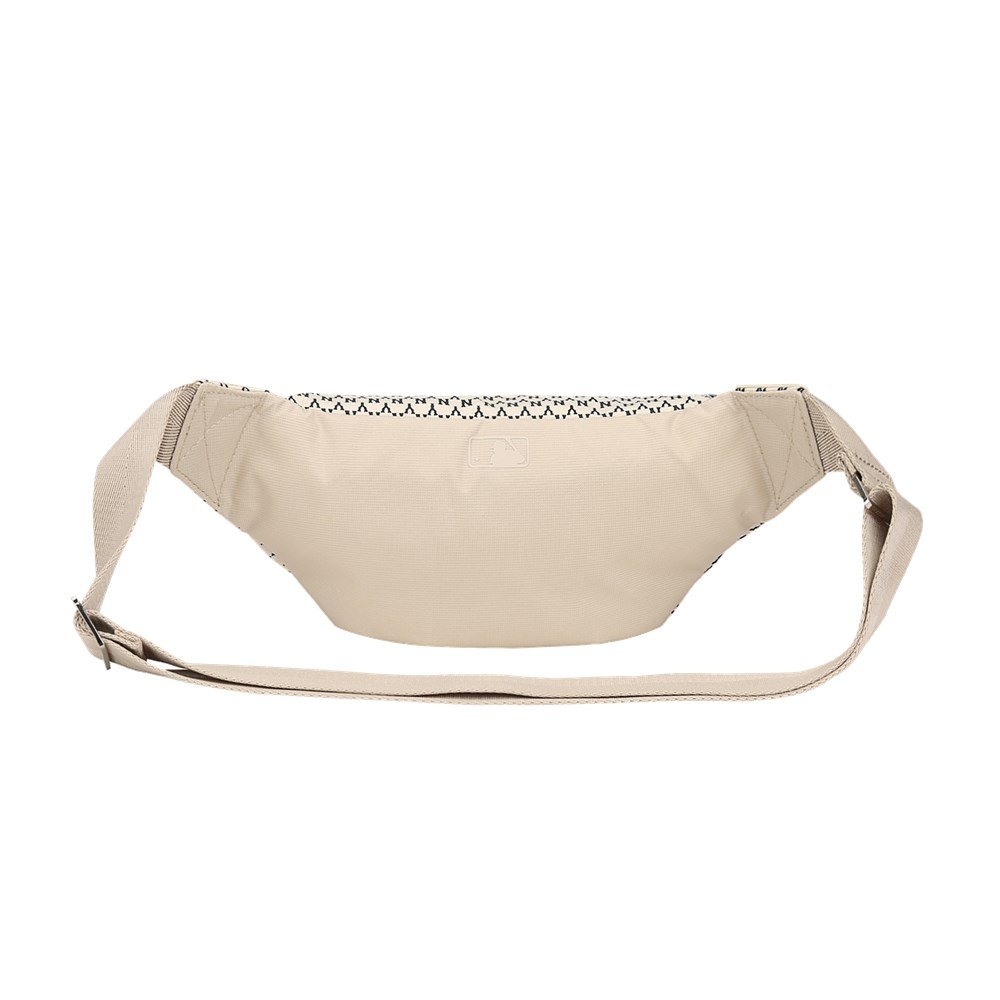 Túi MLB Monogram Hip Sack New York Yankees Ivory 2021