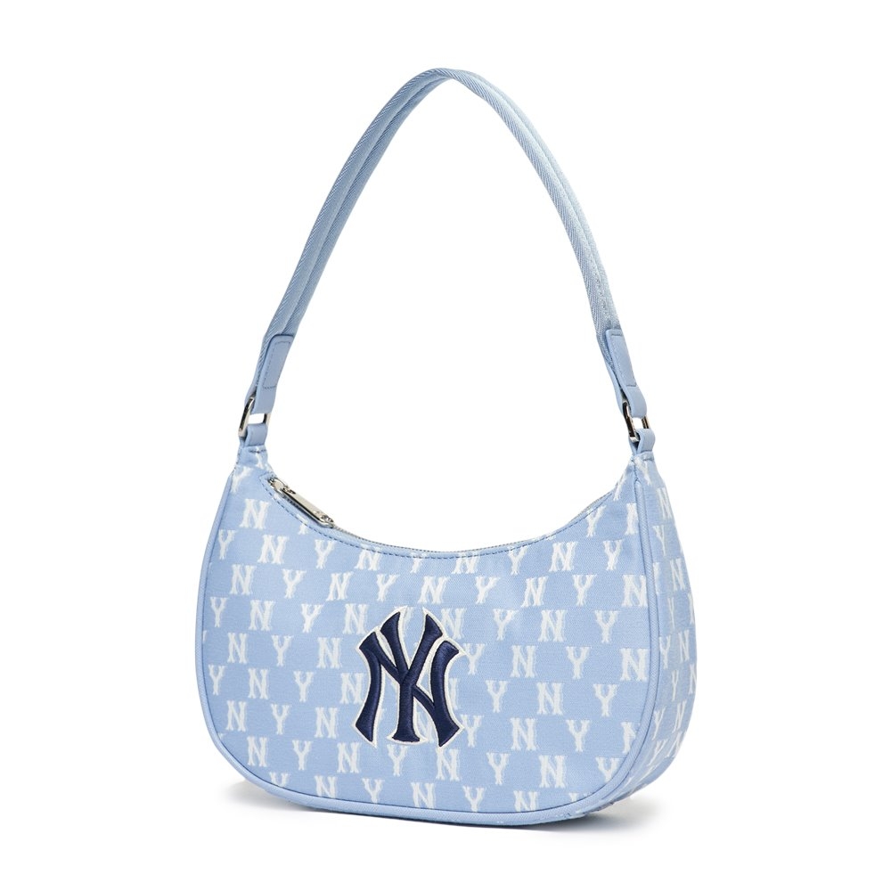 Túi MLB Monogram Hobo Bag New York Yankees L.Blue