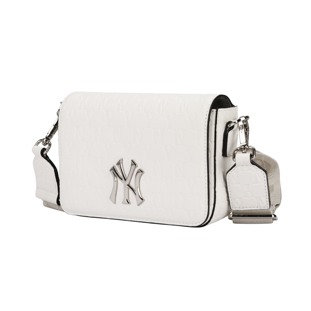 Túi MLB Monogram Hoody Bag New York Yankees Ivory