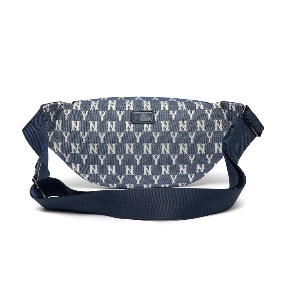 Túi MLB Monogram Jacquard Hip Sack New York Yankees Navy