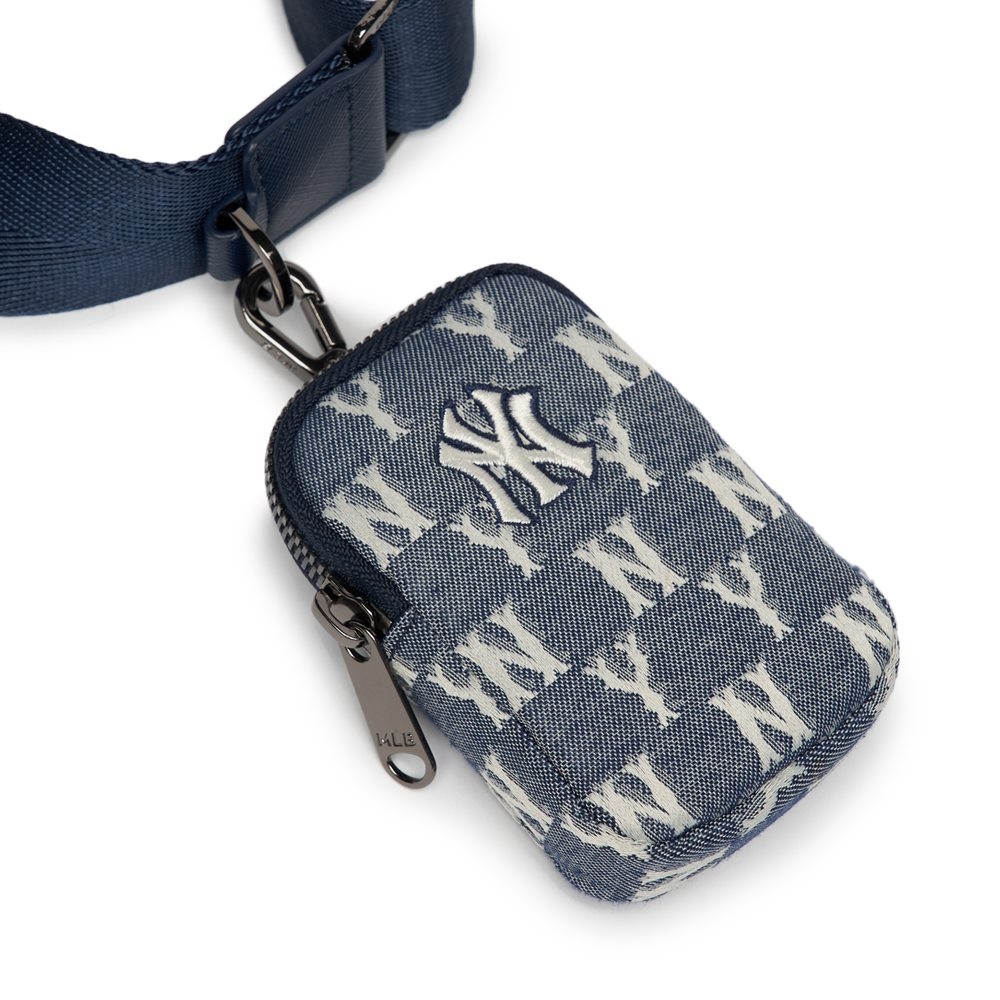 Túi MLB Monogram Jacquard Hip Sack New York Yankees Navy