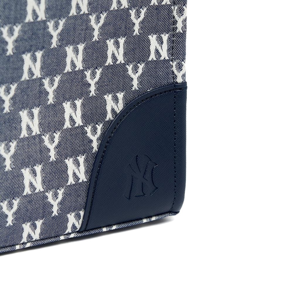 Túi MLB Monogram Jacquard Tote Bag New York Yankees Navy