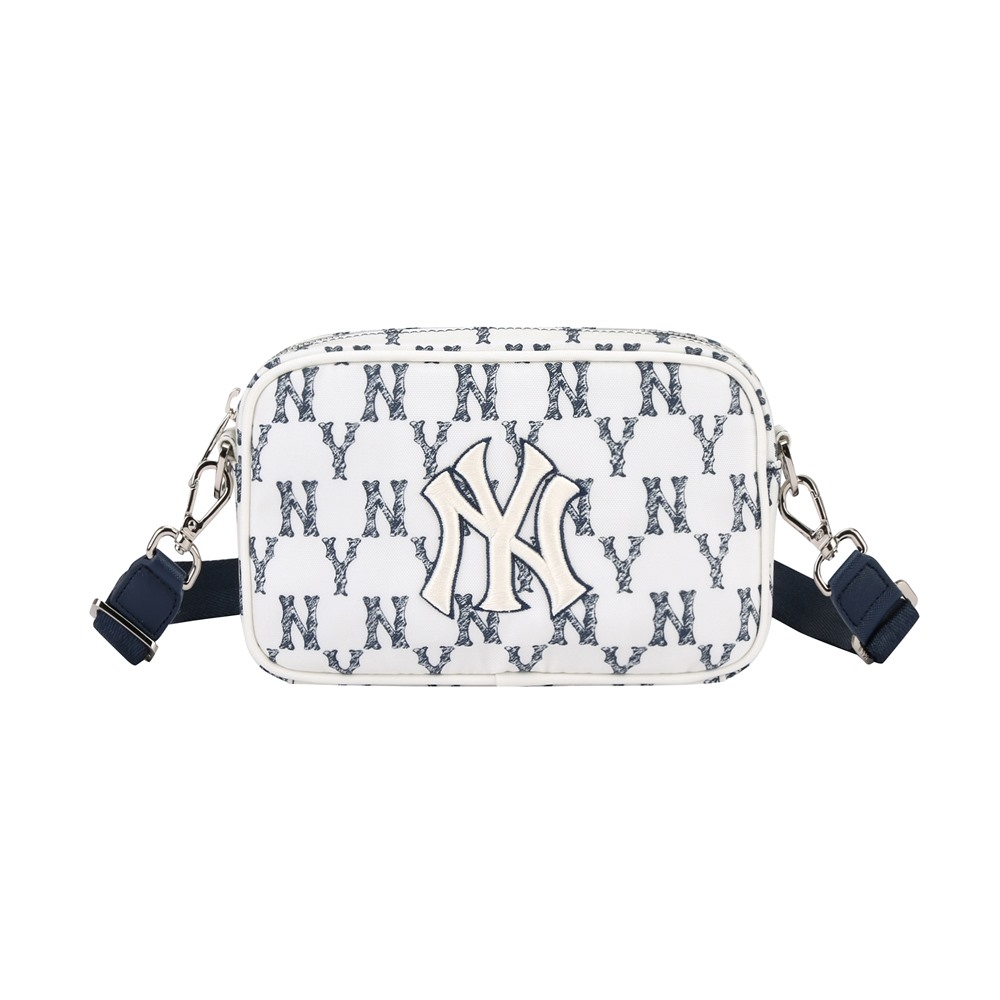 Túi MLB Monogram Mini Crossbody New York Yankees White